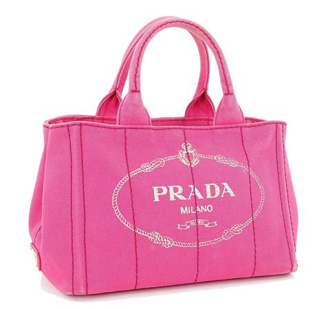 pink Prada tote bag